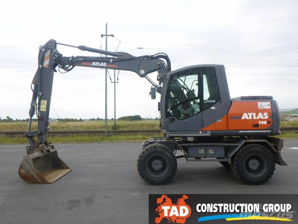 Atlas 140 W Kolesové rýpadlá
