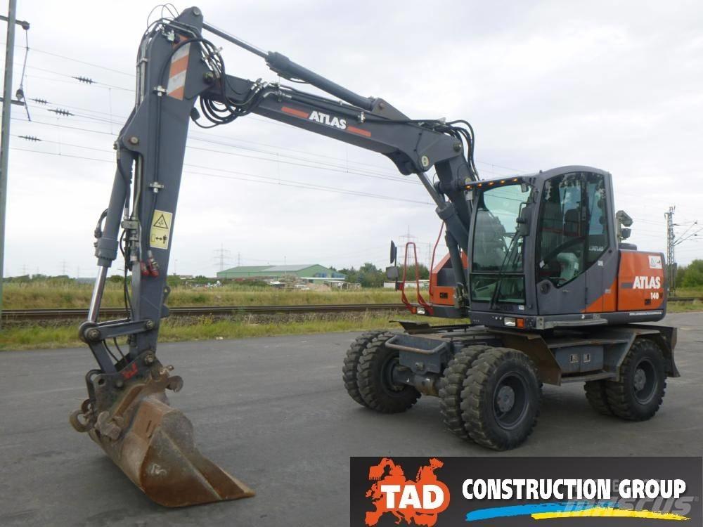 Atlas 140 W Kolesové rýpadlá