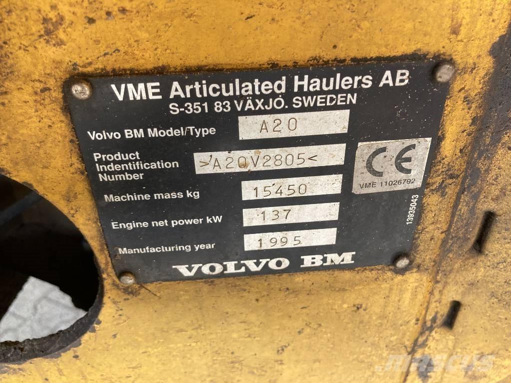 Volvo A 20 6x6 Kĺbové nákladné autá