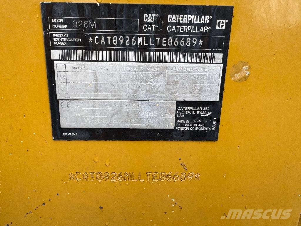 CAT 926 M Kolesové nakladače
