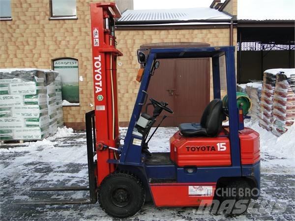 Toyota 5FGL15 LPG vozíky
