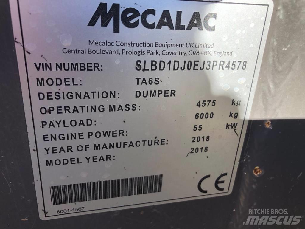 Mecalac TA6S Stavebné sklápače