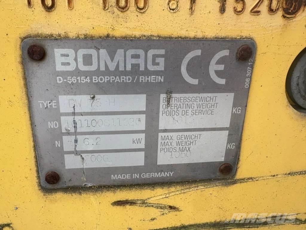 Bomag BW75H Ďalšie valce