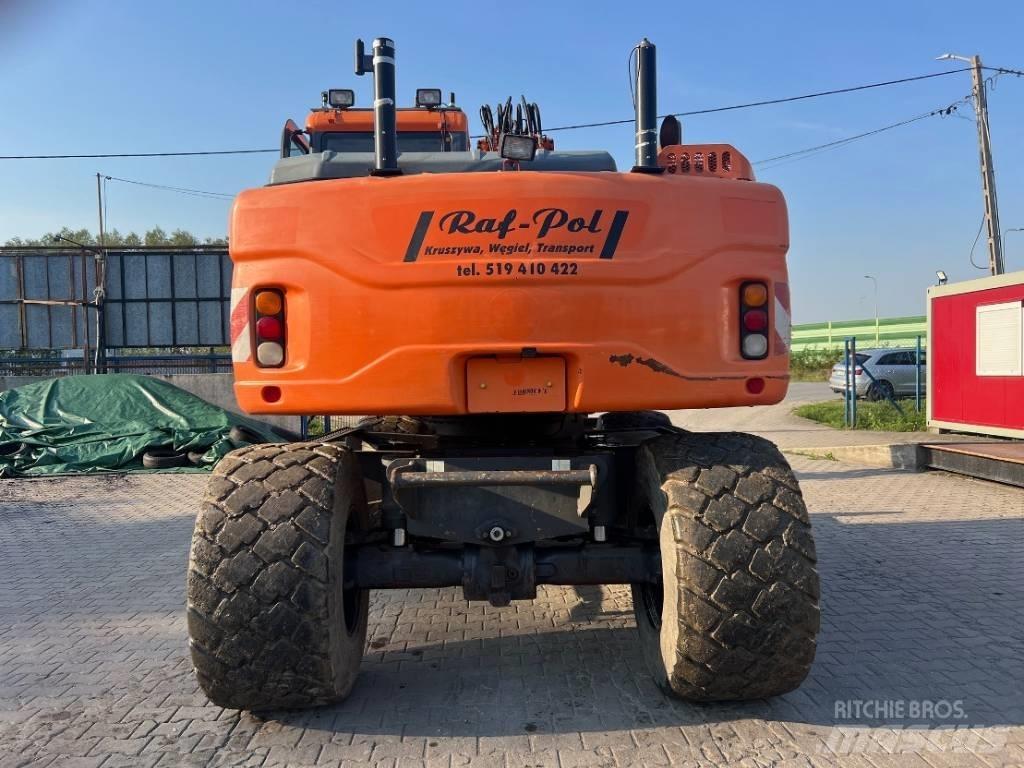 Doosan DX 160 W-3 Kolesové rýpadlá