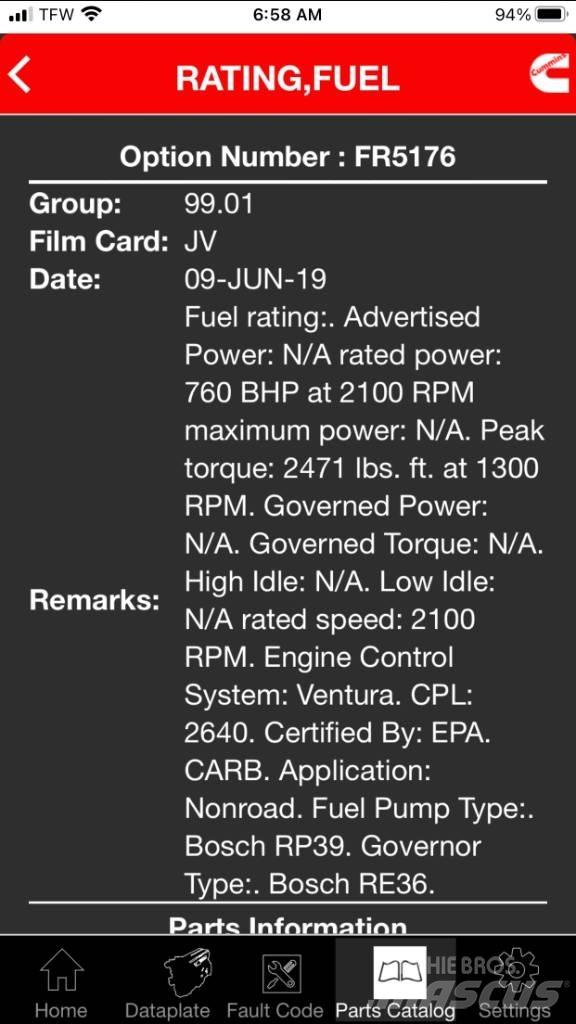 Cummins QST30 Motory