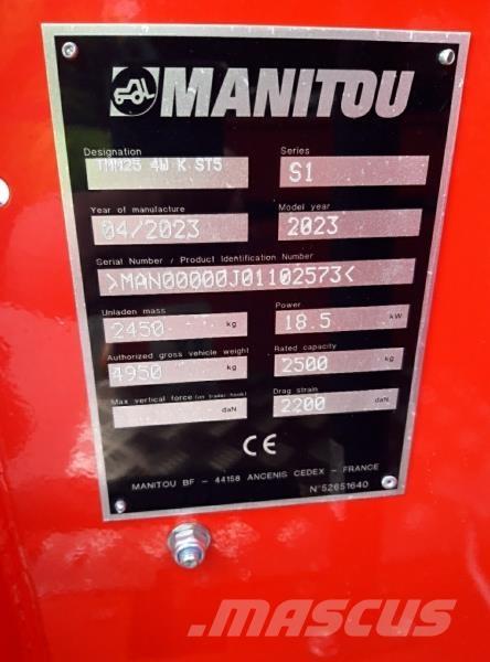 Manitou TMM25 4W Závesné vysokozdvižné vozíky