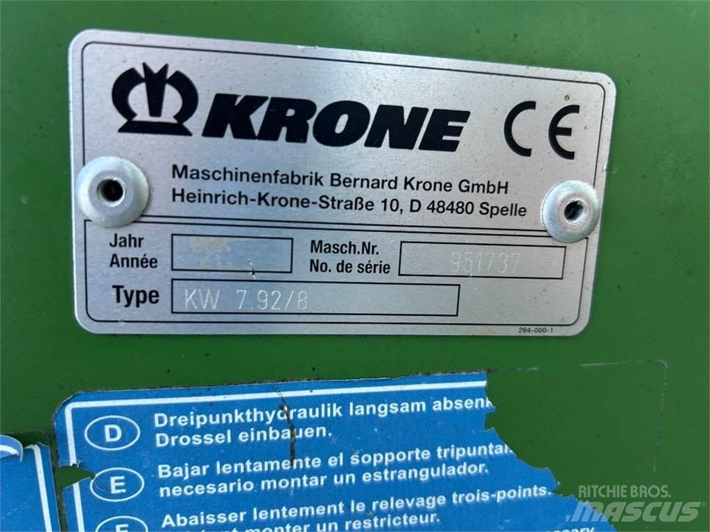 Krone KW 7.92 Obracače a zhrabovače sena