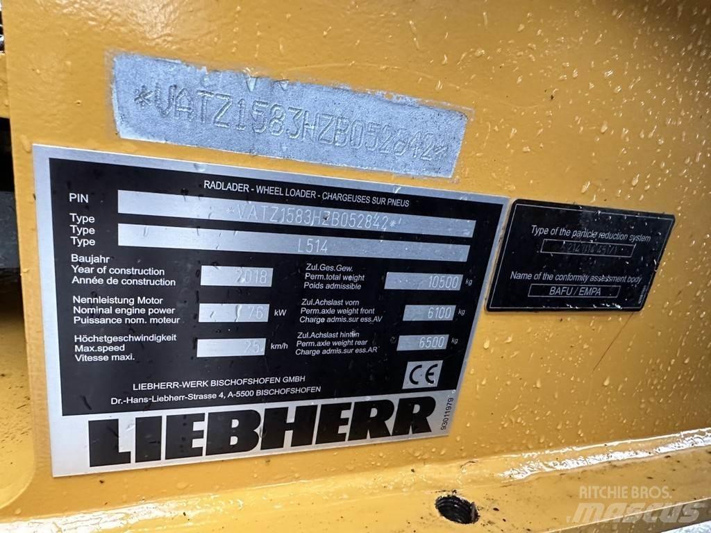 Liebherr L514 Kolesové nakladače