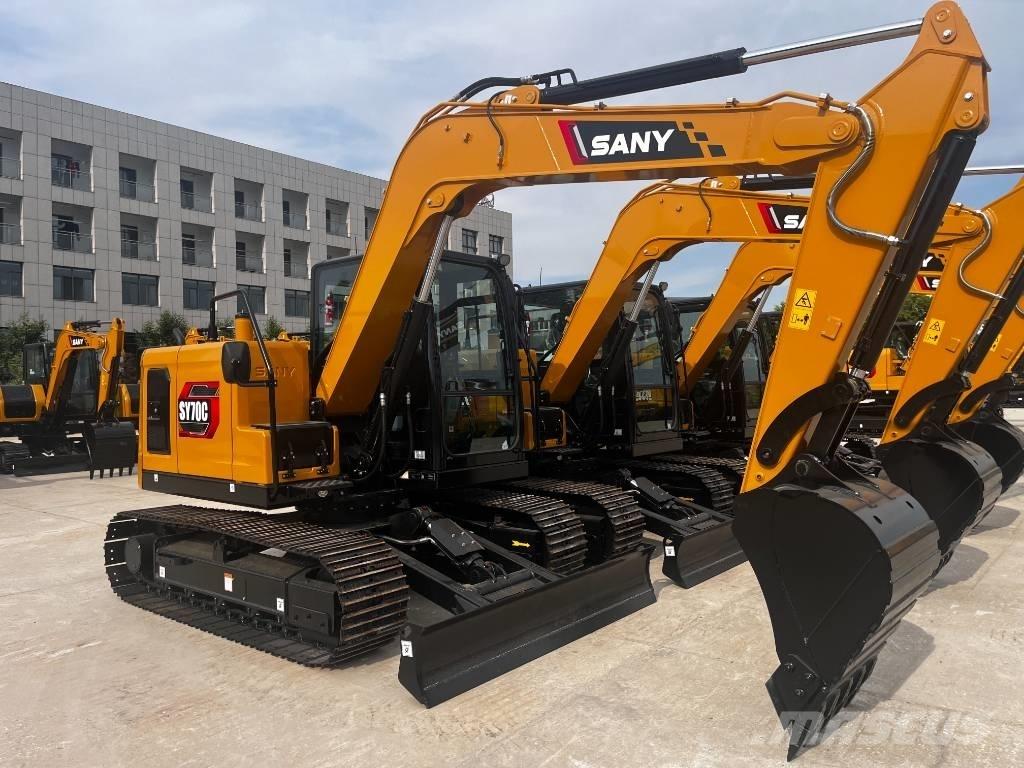 Sany SY 70 C Pásové rýpadlá