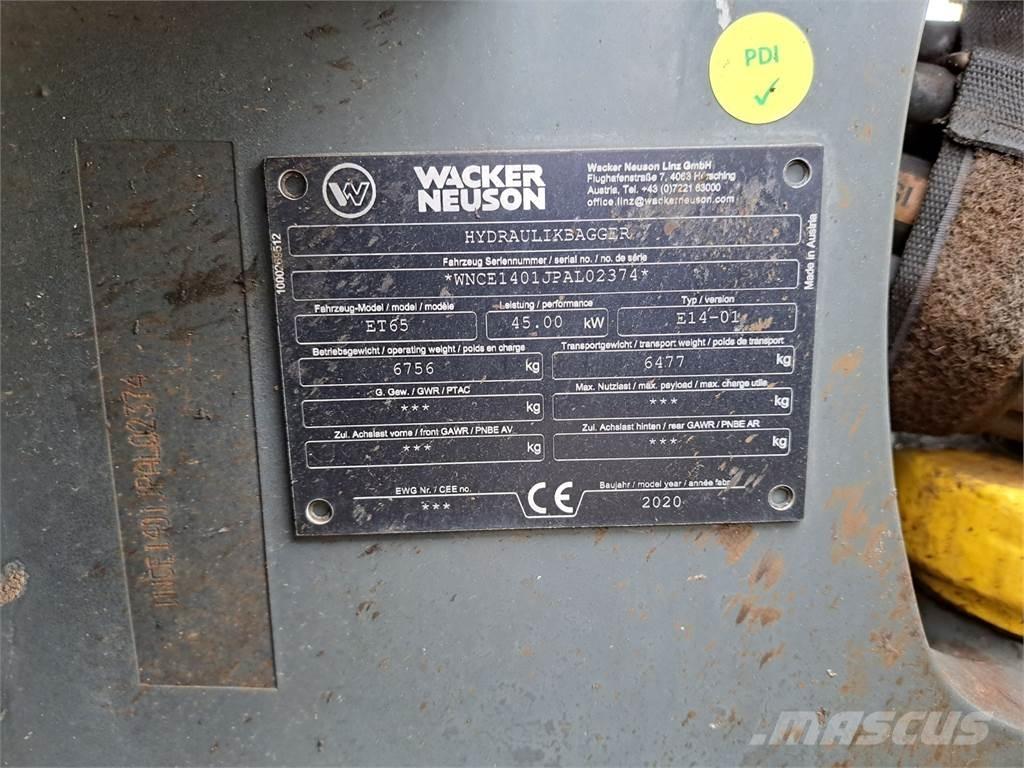 Wacker Neuson ET65 Pásové rýpadlá