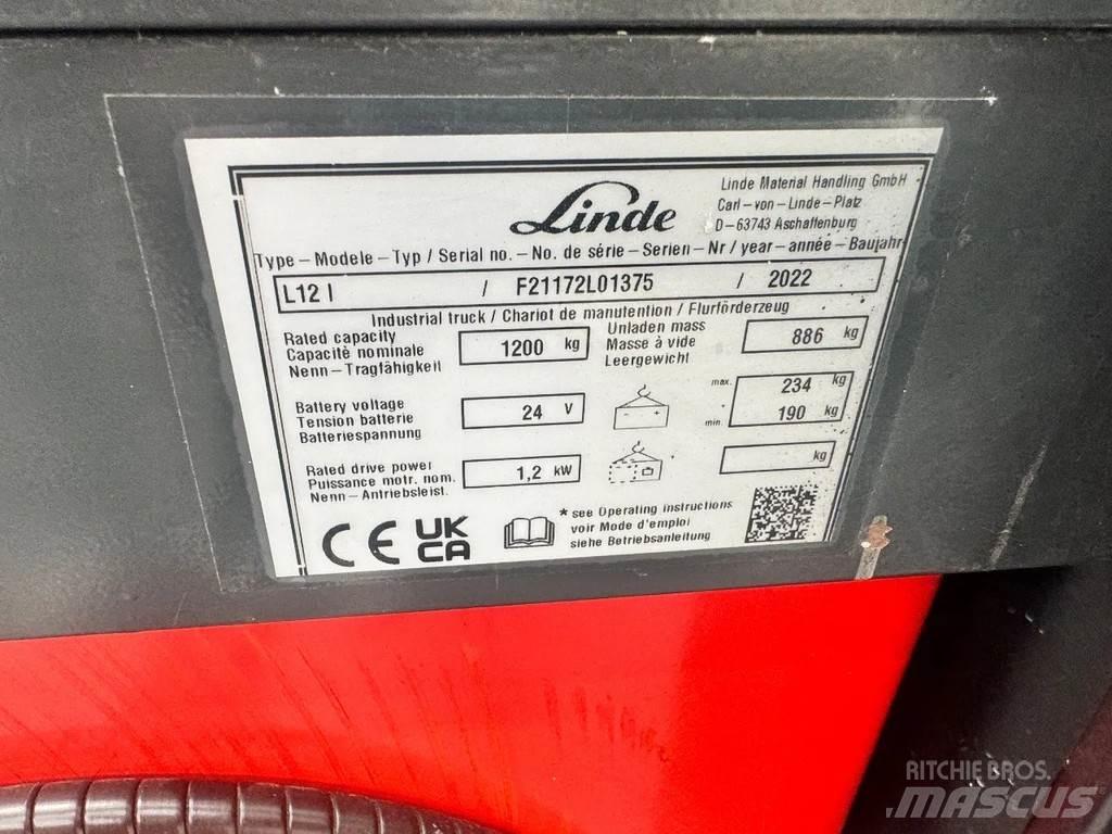 Linde L 12 l Ručne vedené vysokozdvižné vozíky