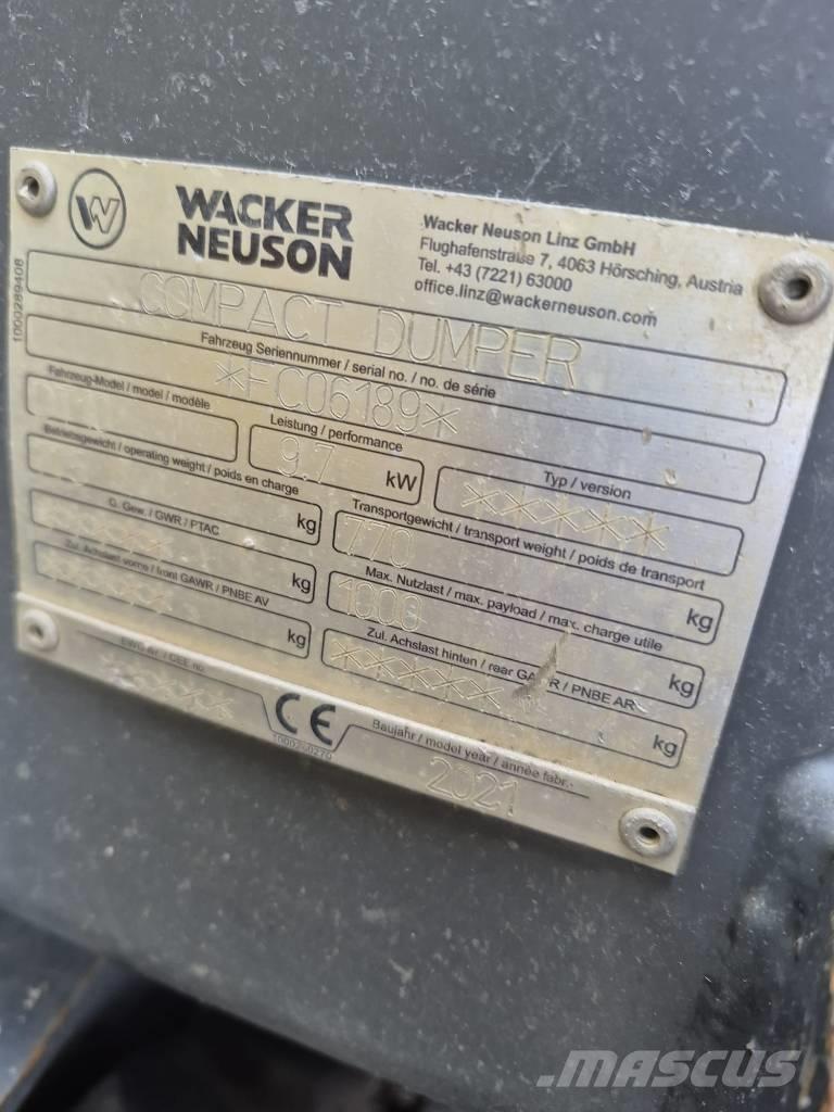 Wacker Neuson DT 10 Pásové sklápače