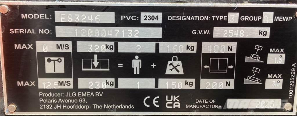 JLG ES3246 Nožnicové zdvíhacie plošiny