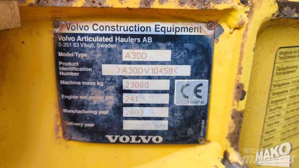 Volvo A 30 D Kĺbové nákladné autá