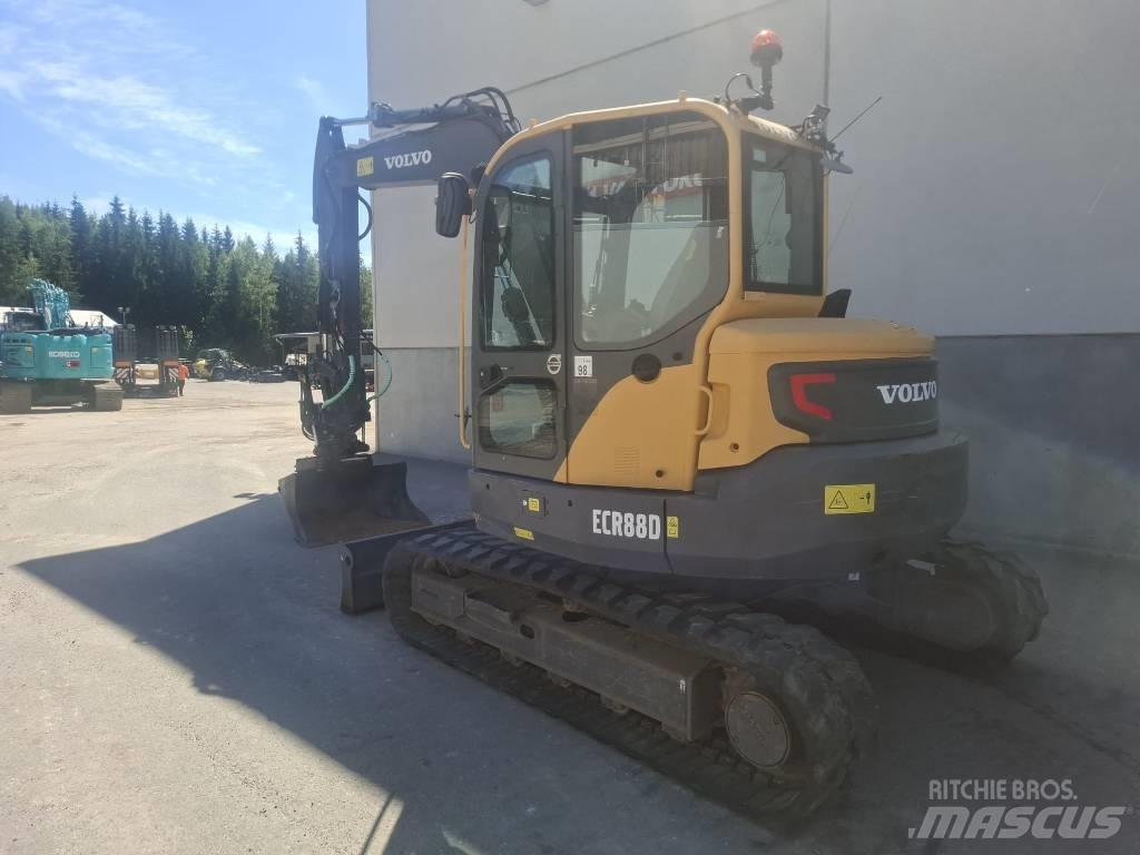 Volvo ECR 88 D Midi rýpadlá 7 t - 12 t