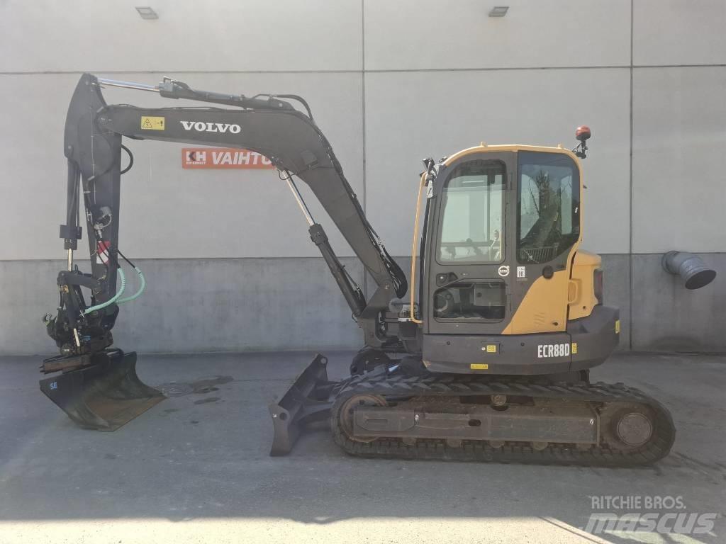 Volvo ECR 88 D Midi rýpadlá 7 t - 12 t