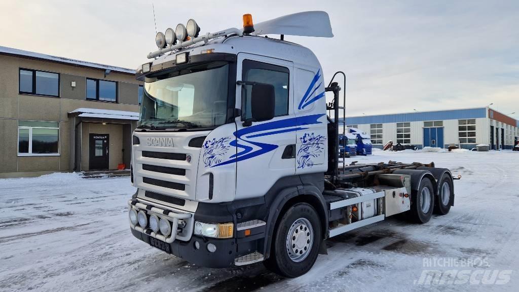 Scania R500 6X4 Hákový nosič kontajnerov