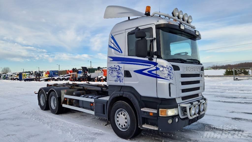 Scania R500 6X4 Hákový nosič kontajnerov