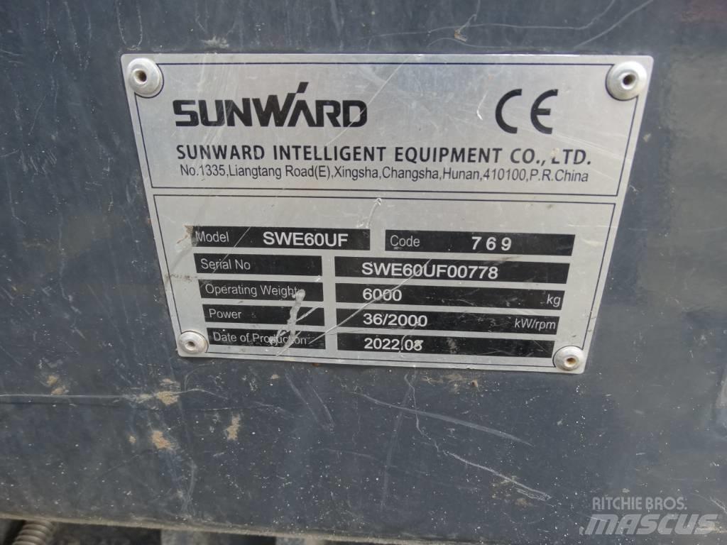 Sunward SWE 60 UF Midi rýpadlá 7 t - 12 t