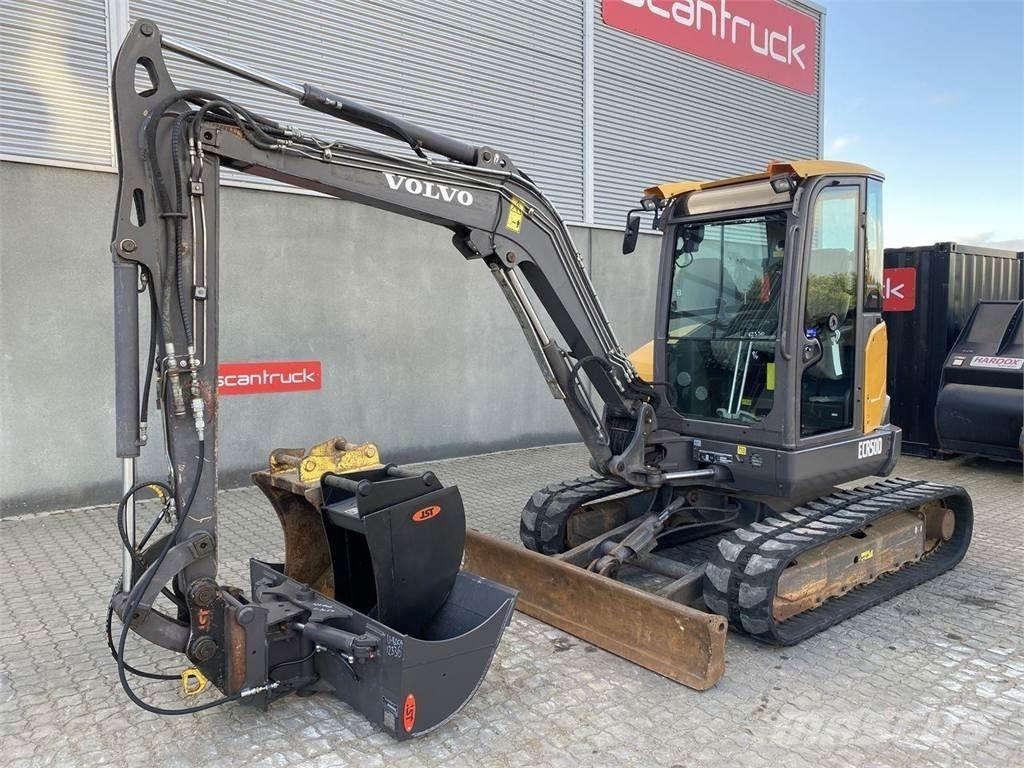 Volvo ECR50 Kolesové rýpadlá