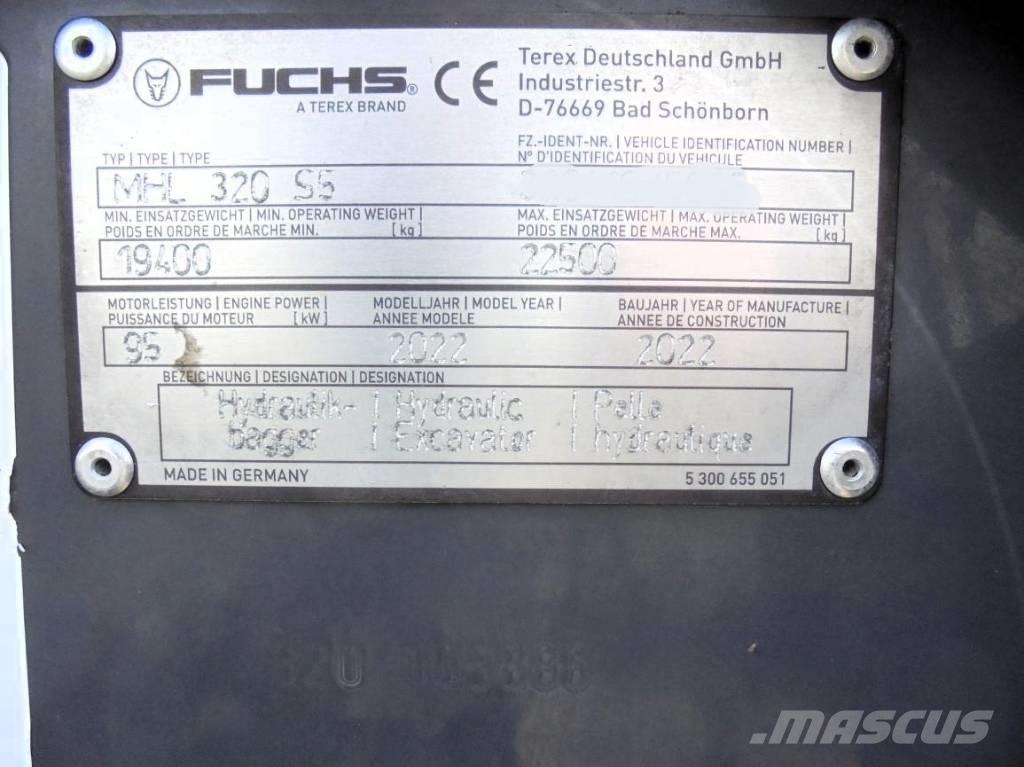 Fuchs MHL 320 Stroje pre manipuláciu s odpadom