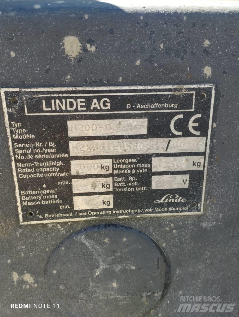 Linde H 20 D Dieselové vozíky