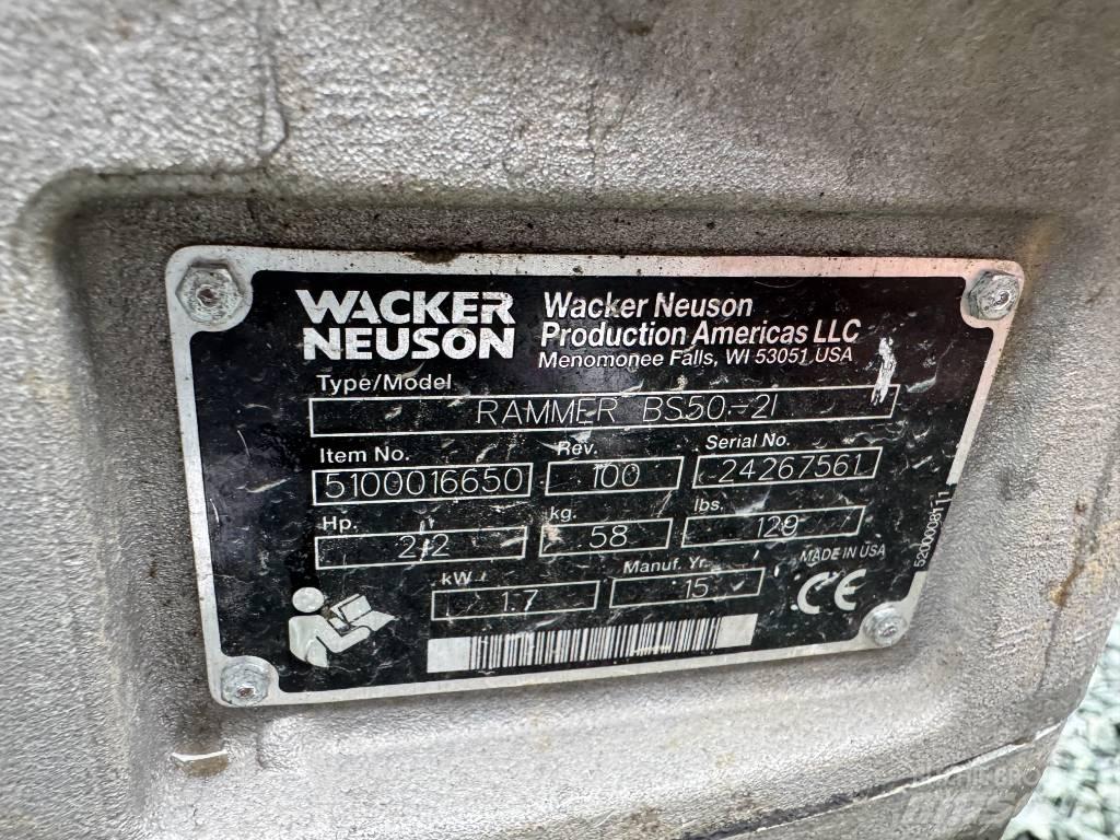 Wacker Neuson BS50-2 Vibračné zhutňovače