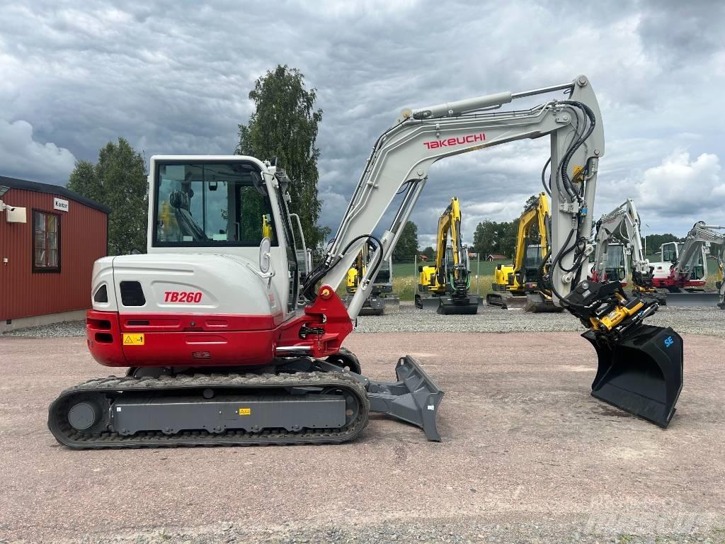 Takeuchi TB260 Mini rýpadlá < 7t