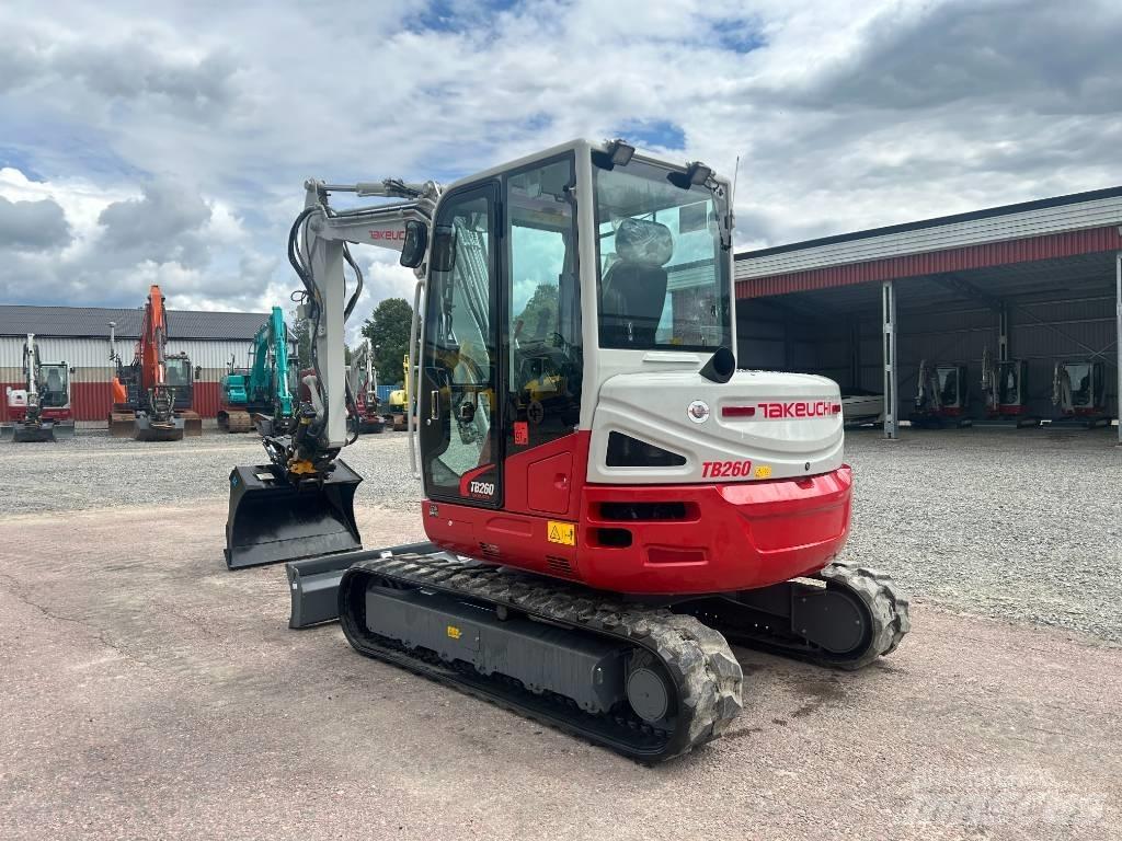 Takeuchi TB260 Mini rýpadlá < 7t