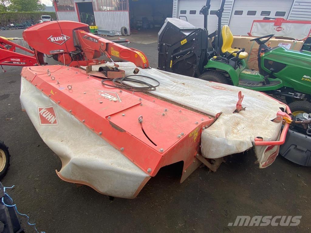 Kuhn FC 314 FF Kosačky namontované a ťahané