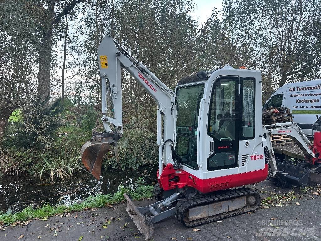 Takeuchi TB 016 Mini rýpadlá < 7t