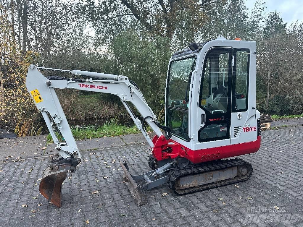 Takeuchi TB 016 Mini rýpadlá < 7t