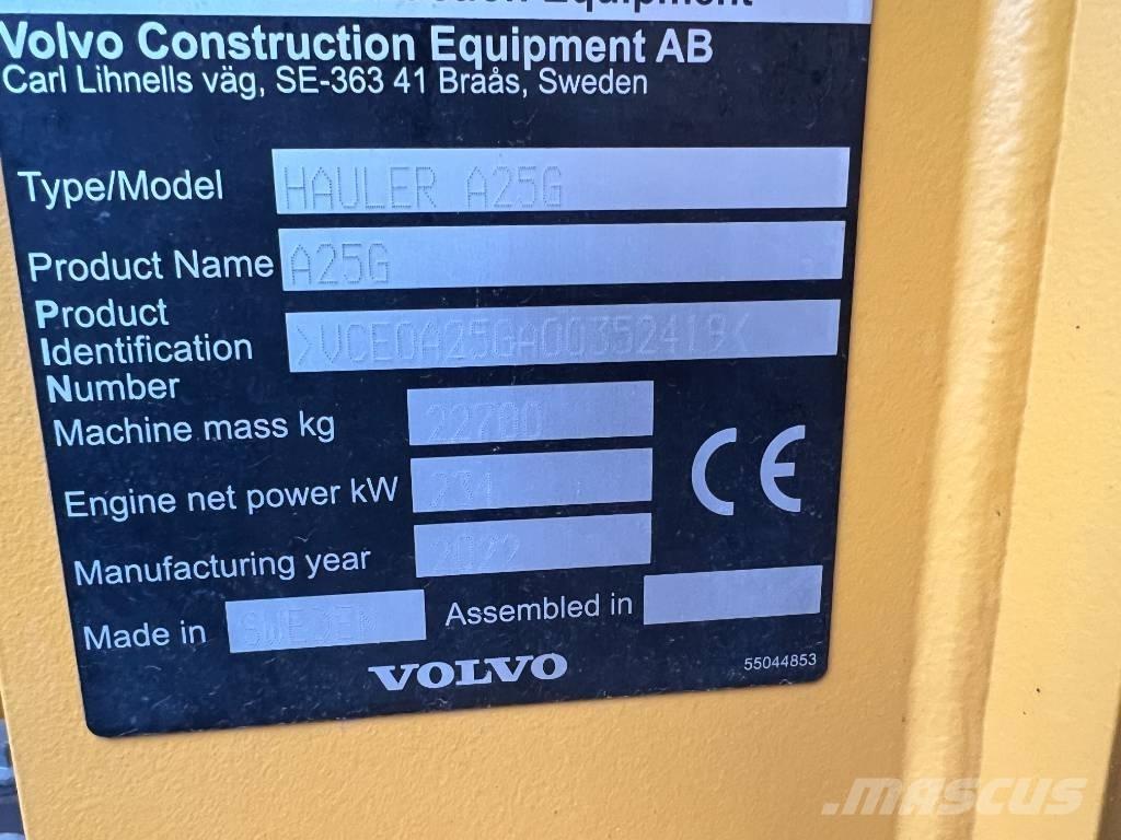 Volvo A25G Kĺbové nákladné autá