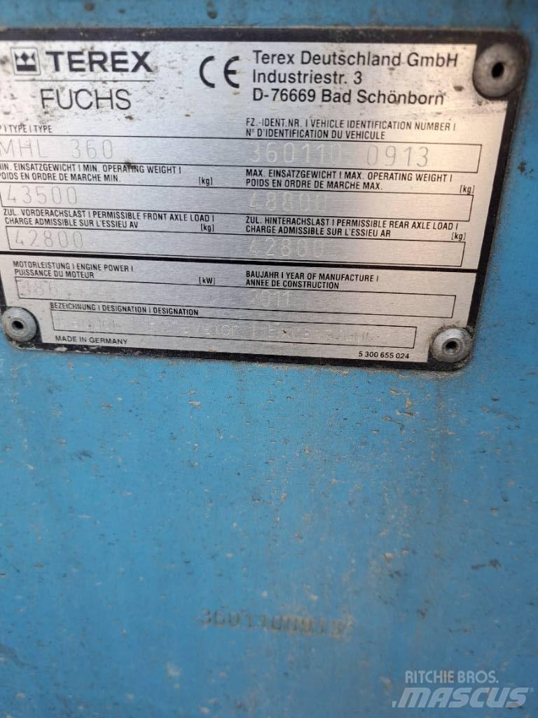 Fuchs MHL360D Stroje pre manipuláciu s odpadom