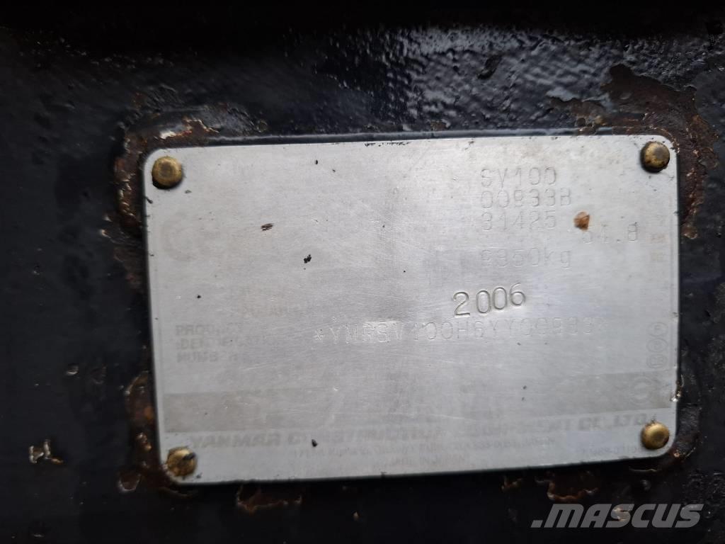 Yanmar SV 100 Midi rýpadlá 7 t - 12 t