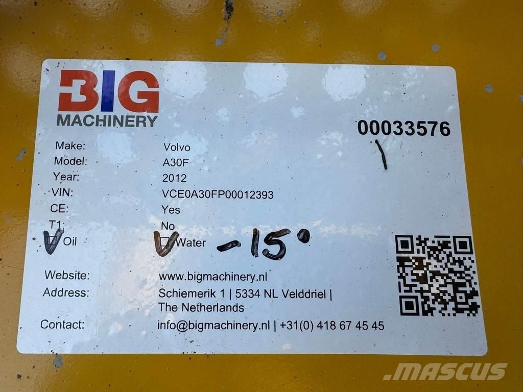 Volvo A30F Kĺbové nákladné autá