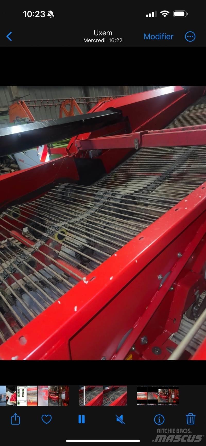 Grimme gt170 Cibuľové kombajny