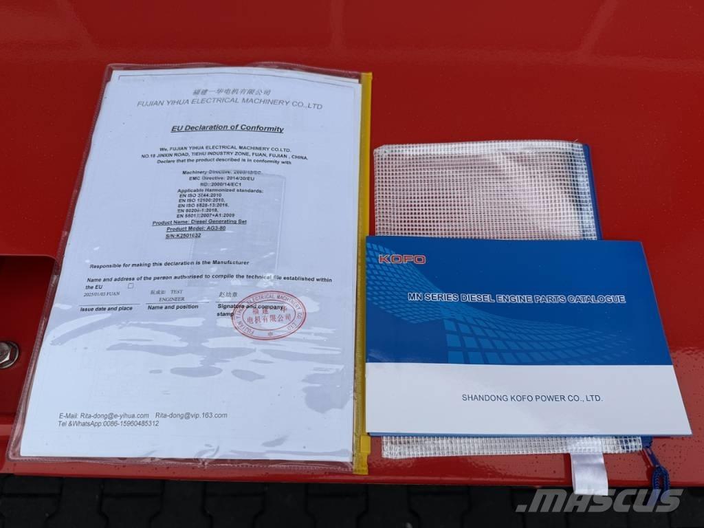 Ashita 80 kva Naftové generátory