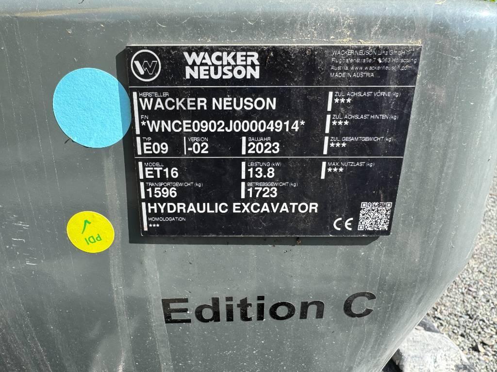 Wacker Neuson ET16 Pásové rýpadlá