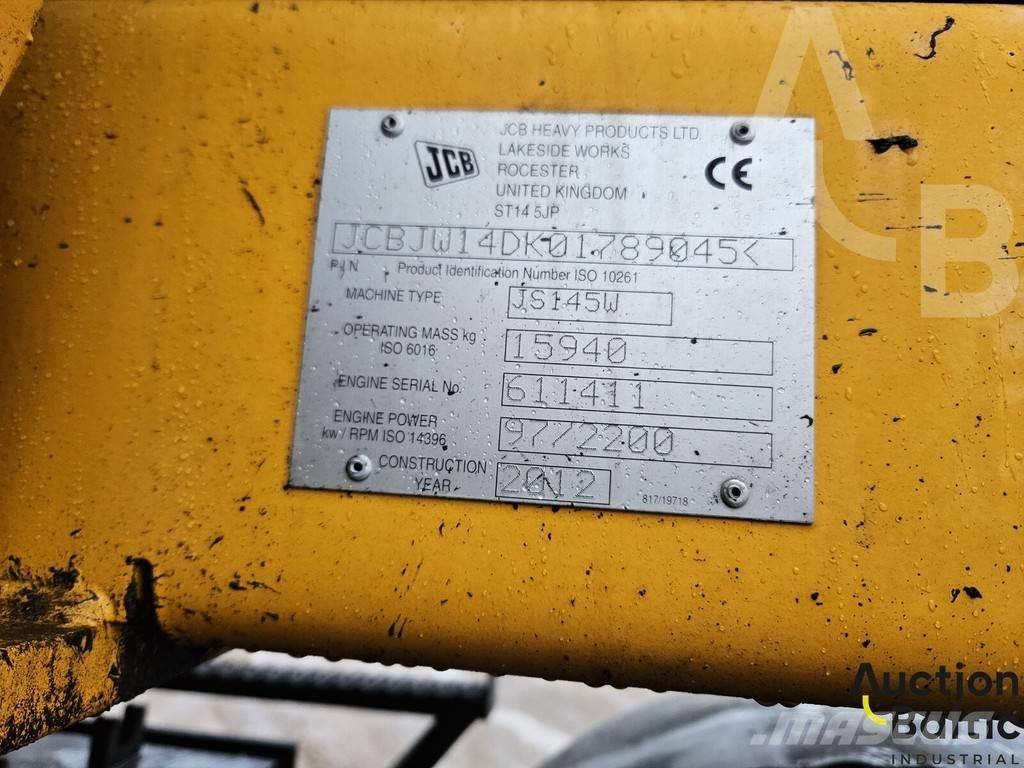 JCB JS 145 W Kolesové rýpadlá