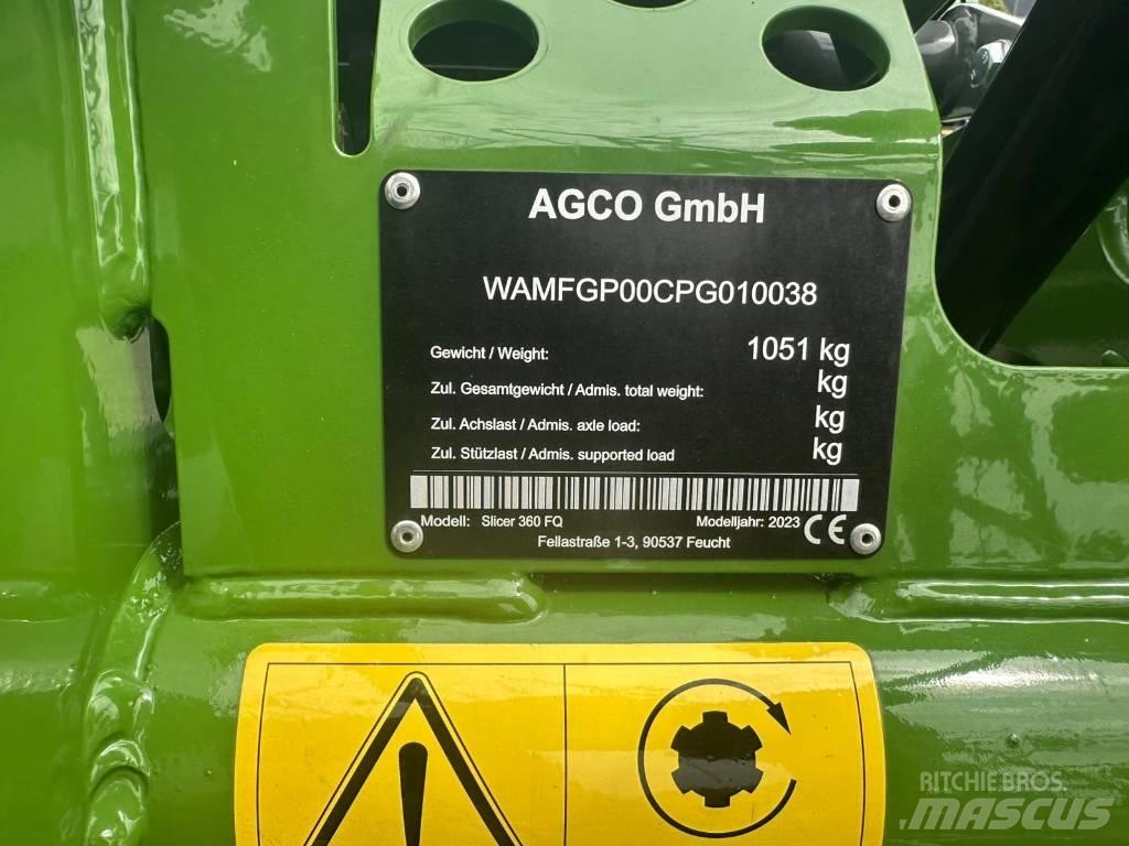 Fendt Slicer 360 FQ Žacie stroje
