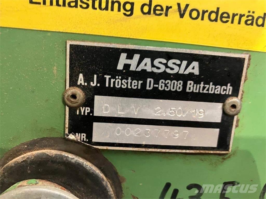 Hassia DLV 250/19 Mechanické sejačky
