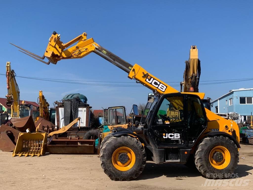 JCB 531-70 Teleskopické nakladače pre poľnohospodárstvo