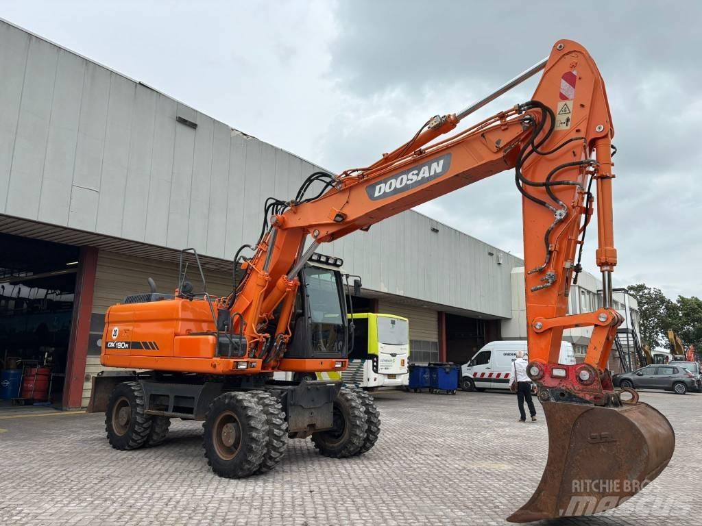 Doosan DX 190 W Kolesové rýpadlá