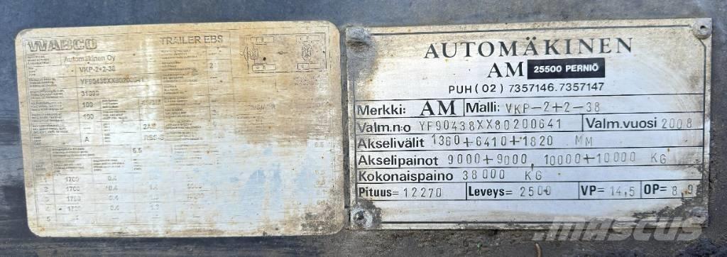 AM VKP-2+2-38 Demontovateľné prívesy