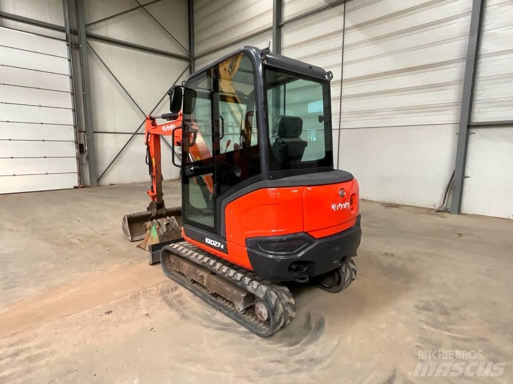 Kubota KX 027-4 Mini rýpadlá < 7t