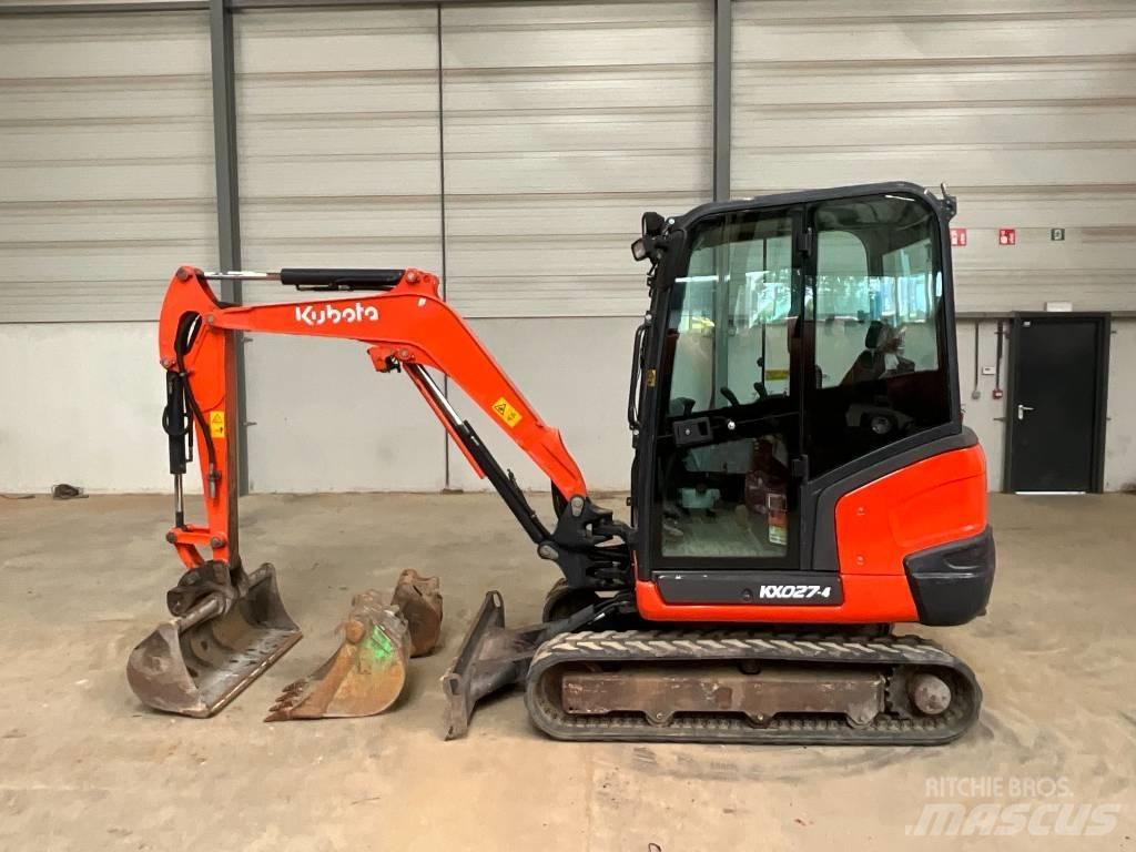 Kubota KX 027-4 Mini rýpadlá < 7t