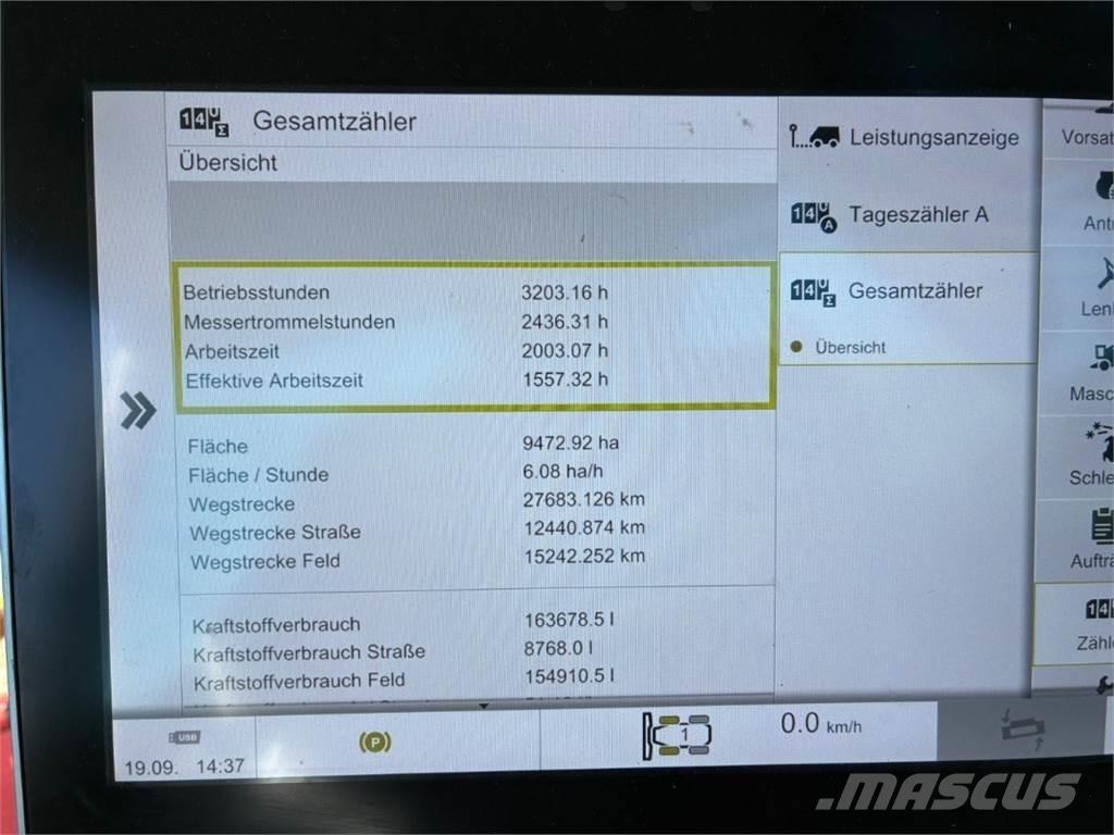 CLAAS Jaguar 950 Žacie rezačky