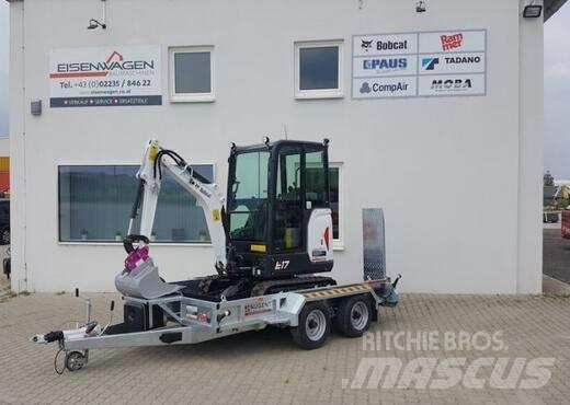 Bobcat E17 Mini rýpadlá < 7t