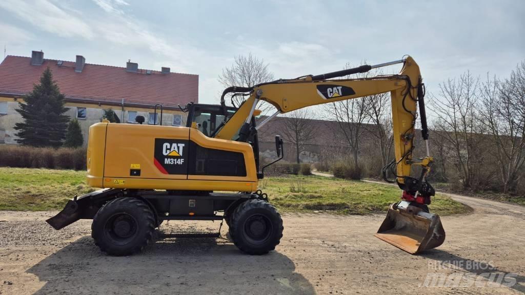 CAT M 314 F Kolesové rýpadlá